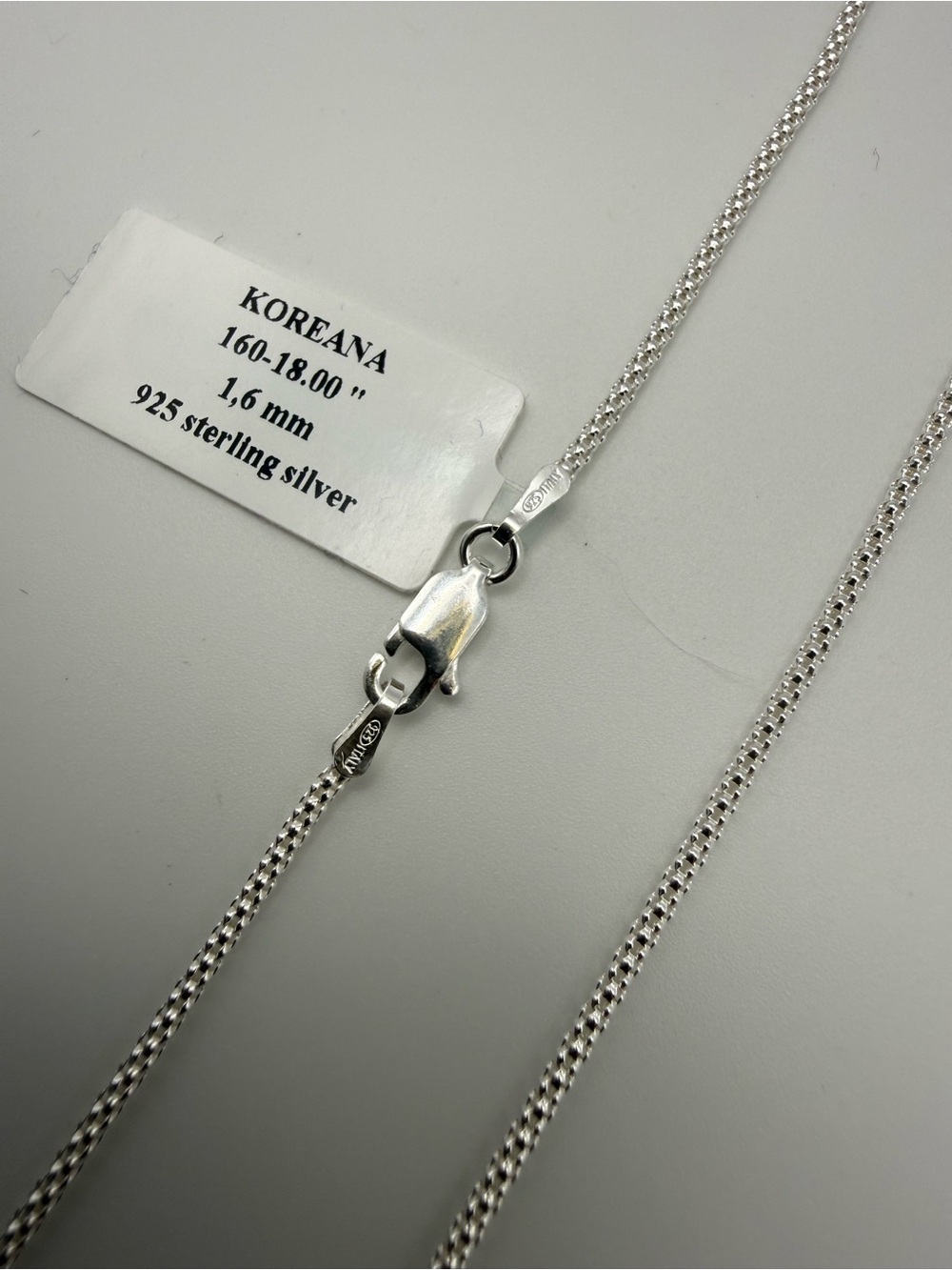 Koreana 925 Sterling Silver Women's Necklace - Silver